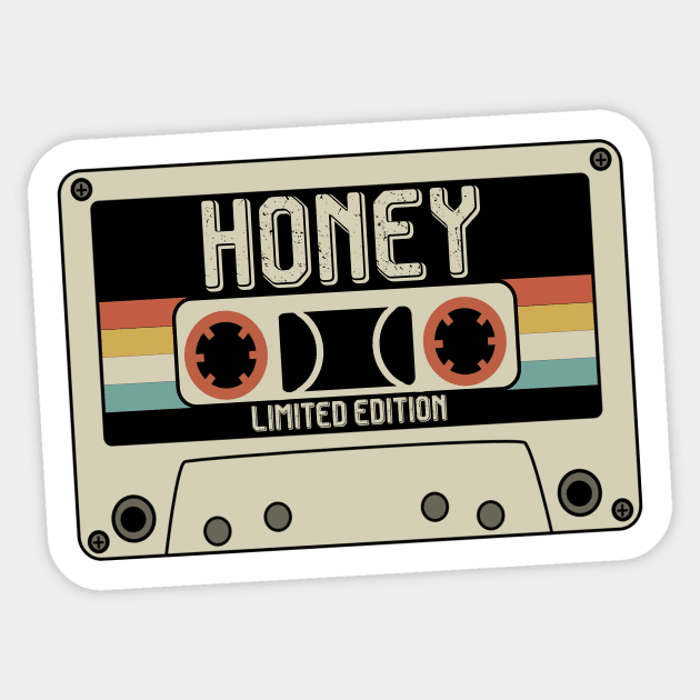 Honey - Limited Edition - Vintage Style Sticker by Debbie Art